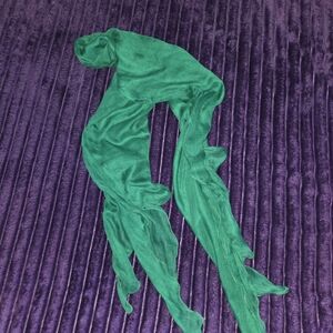 Vibrant Green Scarf